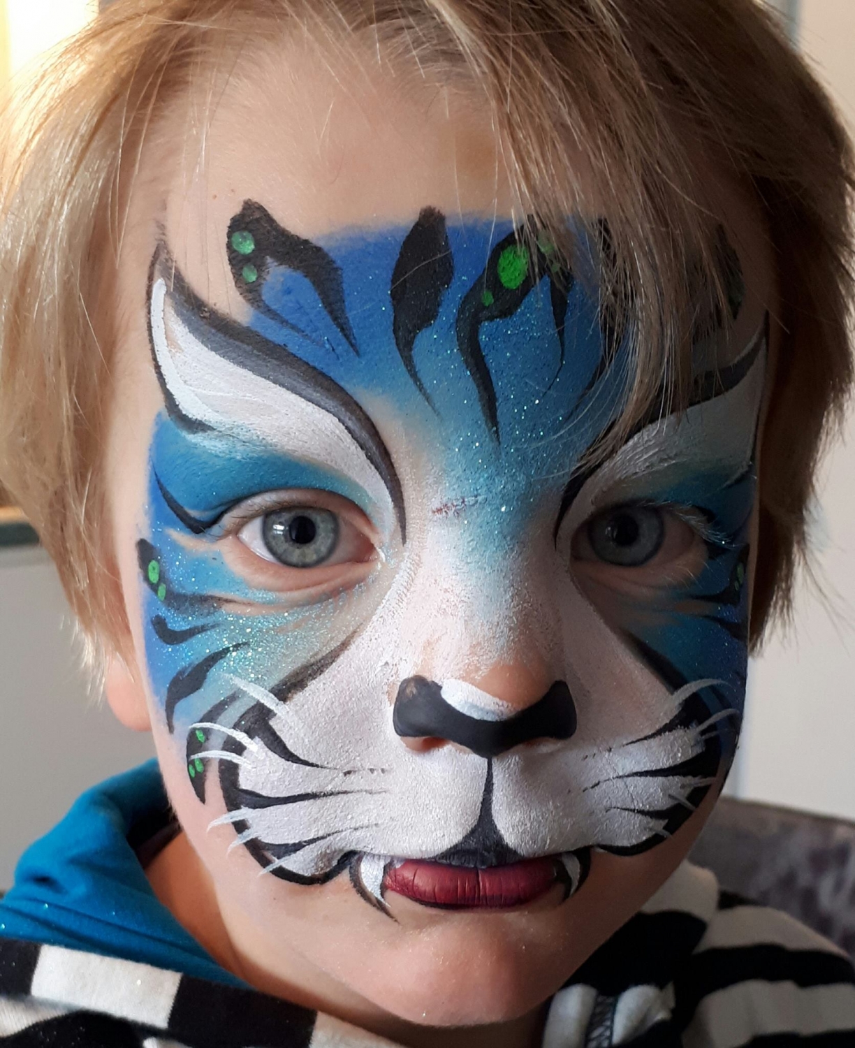 tigre bleu